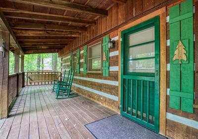 Back to Nature covered entry deck