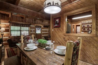 Cozy Bear Escape dining table