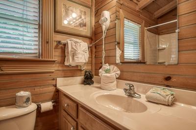 A Smoky Getaway - Upper level bathroom