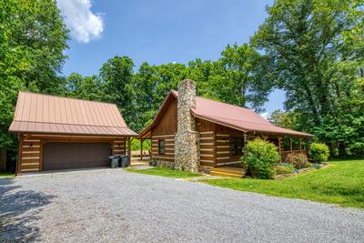 4 Paws Lodge parking area