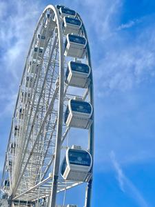 The Ferris Wheel at night at the Island in Pigeon Forge