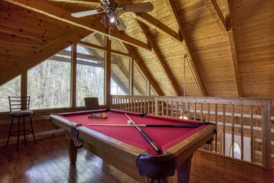 Outskirts of Heaven - Game room with pool table