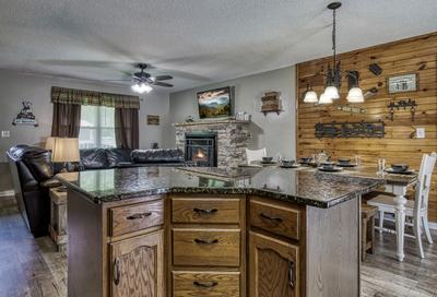 Rustic Acres kitchen island