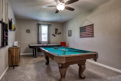 Rustic Acres game room