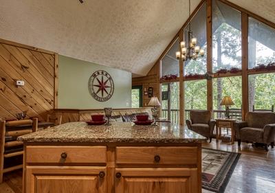 A Beary Good Time kitchen island