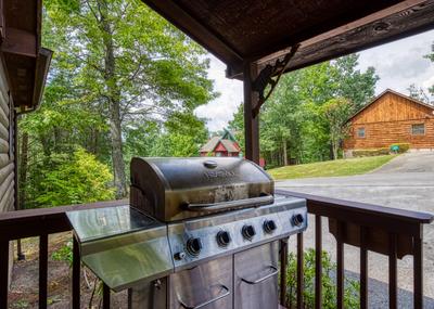 A Beary Good Time gas grill