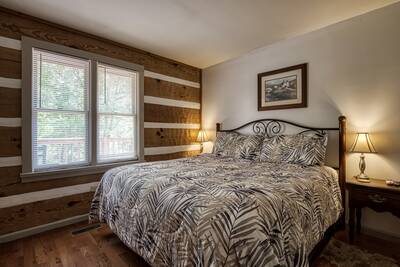Pleasant View bedroom one with king size bed