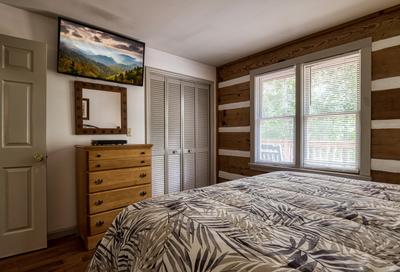 Pleasant View bedroom one with king size bed