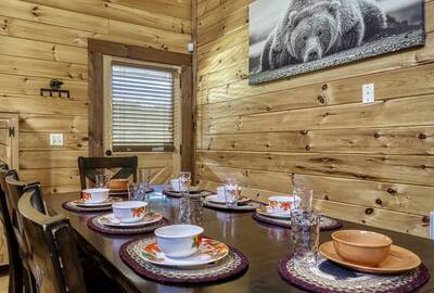 The Bear Cubs dining table