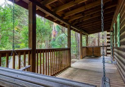 Antler Crossing covered entry deck