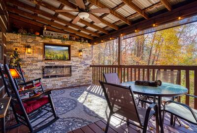 Mountain Magic covered deck