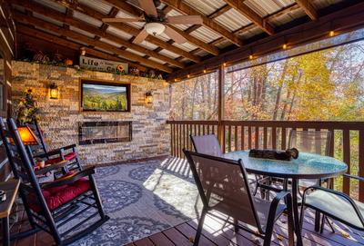 Mountain Magic covered deck