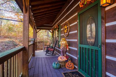 Mountain Magic covered entry deck