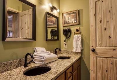 Margaritas at Sunrise bathroom with double vanity