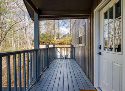Peak of Perfection covered entry deck