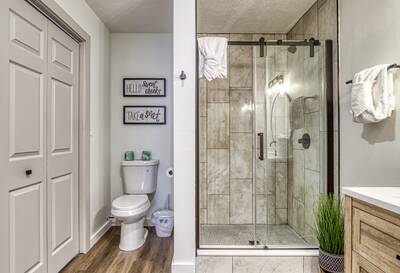Peak of Perfection bathroom with walk in shower
