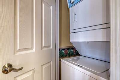 Smoky Mountain Legacy Condo washer and dryer