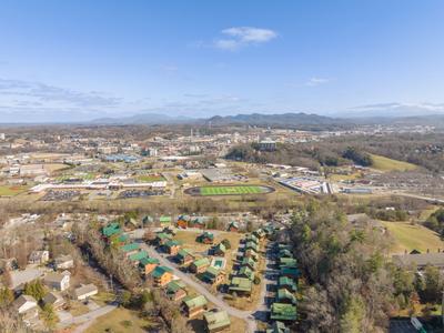 Arial view of Blackberry Ridge Resort and Pigeon Forged