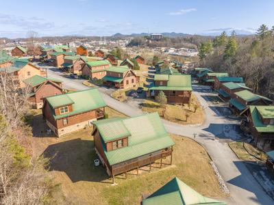 Arial view of Black Berry Ridge Resort