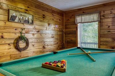 Awesome View pool table