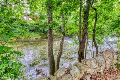 River View located on the shore of the Little Pigeon River
