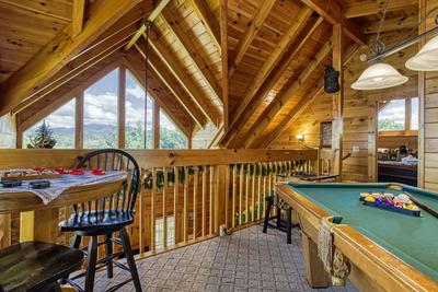 A Stone's Throw upper level loft game room