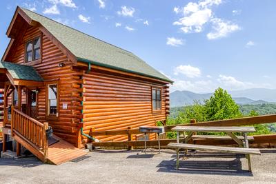 Bear's View picnic table with mountain views