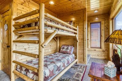 Bear's View twin over twin bunk beds