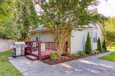 Sparkling Waters back deck with grill