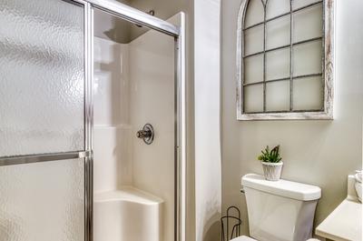 Sparkling Waters bathroom with a walk in shower