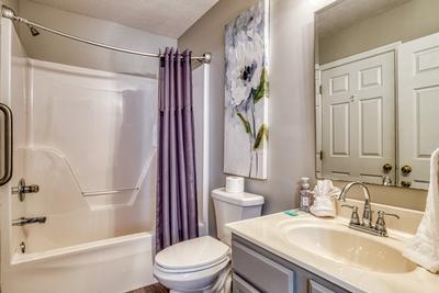 Sparkling Waters bathroom with tub/shower combo