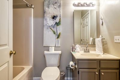 Sparkling Waters bathroom with single vanity