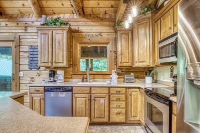 Blue Sky fully furnished kitchen