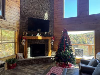 Wild Heart Lodge Winterfest and Holiday decorations