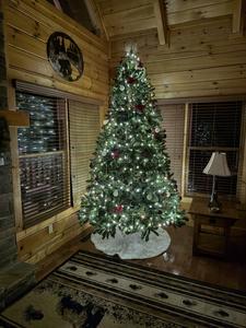 A Cabin of Dreams holiday decorations