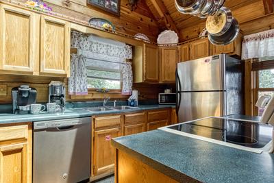 Lazy Man's Way fully furnished kitchen