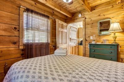 Lazy Man's Way main level bedroom