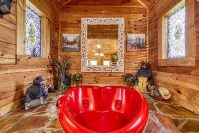 Wet and Wild heart shaped Jacuzzi