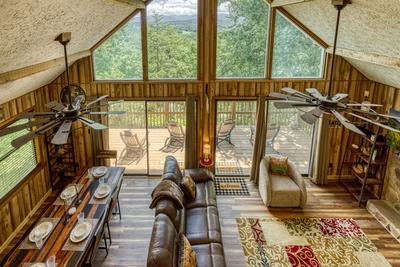 Heavenly Gaze living room and dining room area