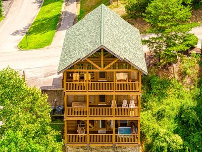 Awesome Views view of back decks