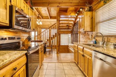 Awesome Views fully furnished kitchen