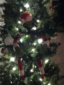 Majestic Poolside Lookout Winterfest decorations