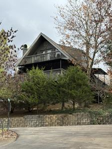 Majestic Poolside Lookout Decorated for Winterfest