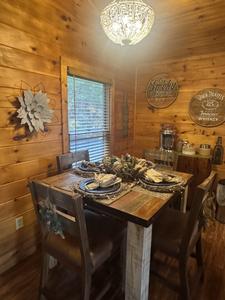 Cabin Fever Winterfest decorations