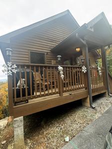 Cabin Fever holiday decorations