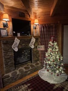 Tennessee Twilight Cabin Winterfest decorations