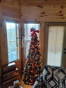 Midnight Bowling Winterfest decorations