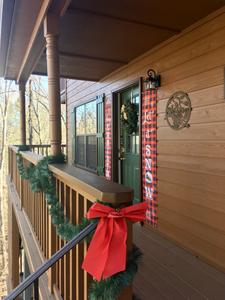 Forest Hollow Winterfest decorations