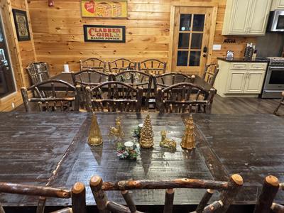 Smoky Mountain Gold holiday decorations