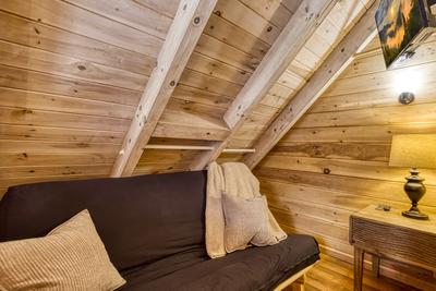 Ole Red upper level loft area with futon